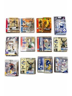 🔥 Vintage Sports Action Figure Lot – NHL / NFL / MLB – Sealed
